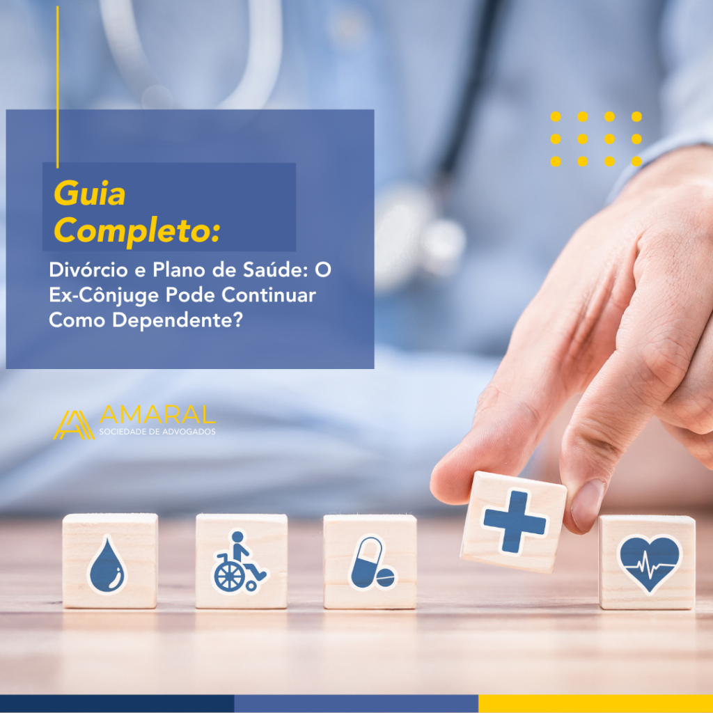 profissional de saúde posicionando bloco de madeira com símbolo médico ao lado de ícones de saúde